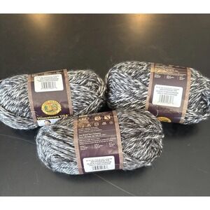 Lion Brand Hometown Yarn "Anchorage Ice" #216 Super Bulky 3pk 4oz Each